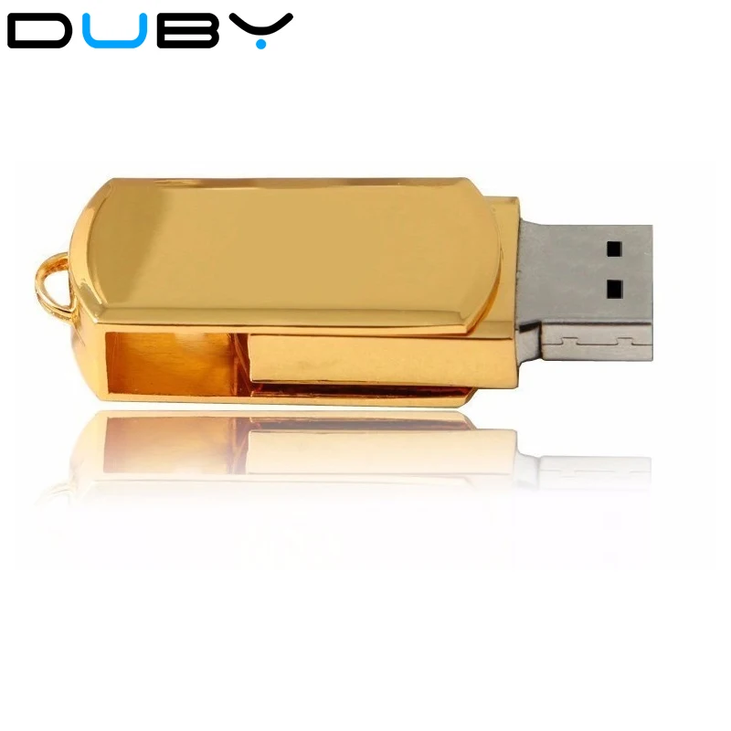 Качественный флэш накопитель вращающийся металлический usb 64 ГБ 32 из нержавеющей