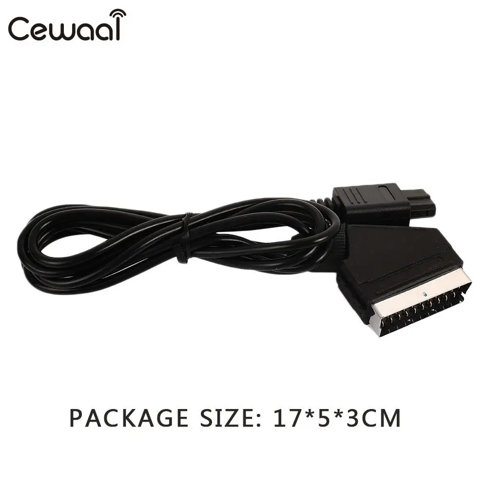 PAL разъем SCART RGB кабель провода Питание видео игры для SNES N64 гэйм умная