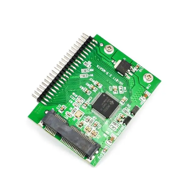 Мини Sata PCI e msata SSD 1 8 до IDE 2 5 дюймов в 44 адаптер карты express HDD жесткий диск конвертер
