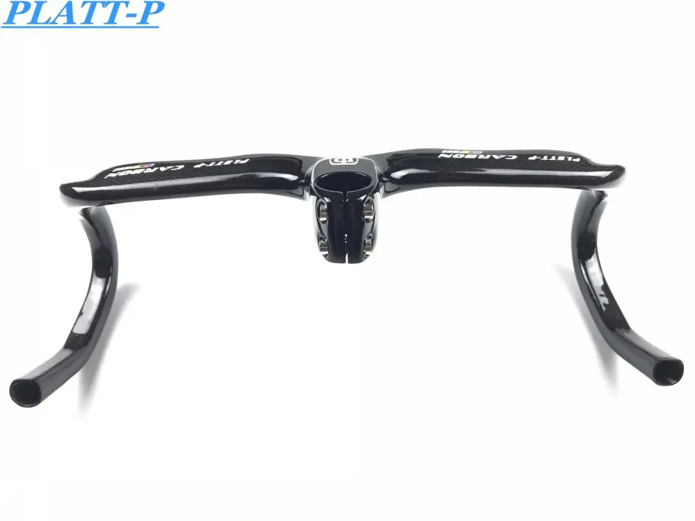 PLATT WSS углеродный Интегрированный руль из углеродного волокна для шоссейного