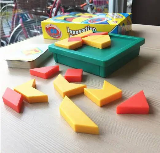 Развивающая игрушка смешная Танграм пластиковые головоломки головоломка