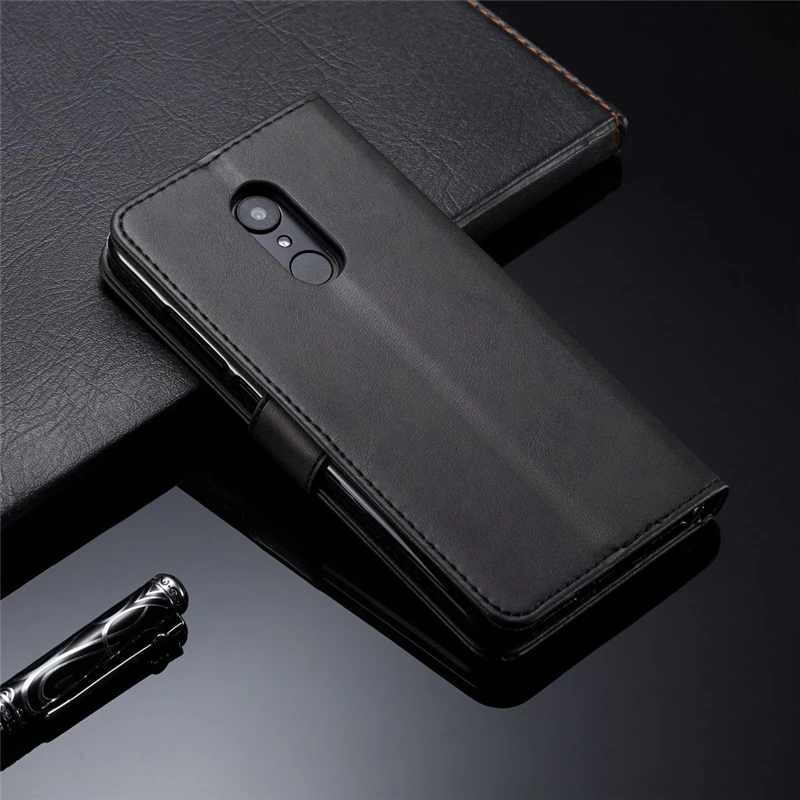 Магнитный кожаный флип чехол для телефона Xiaomi A1 A2 Lite Redmi 5A Note 6 Pro с карманом карт 4X