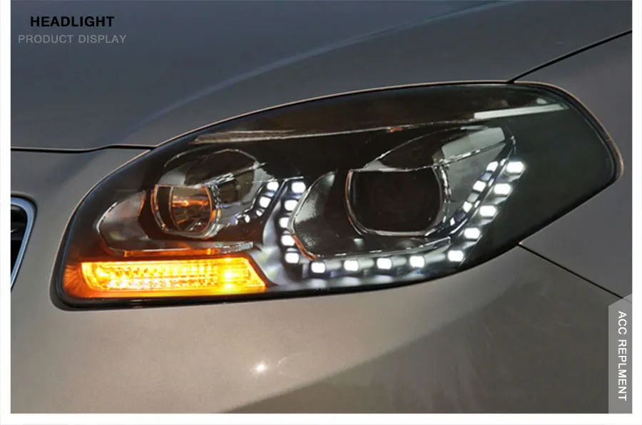 2 шт. светодиодный фары для Renault Koleos 2013 светодиодный автомобильный фонарь ангельские глазки ксенон HID комплект Противотуманные фары светодиодный дневные ходовые огни