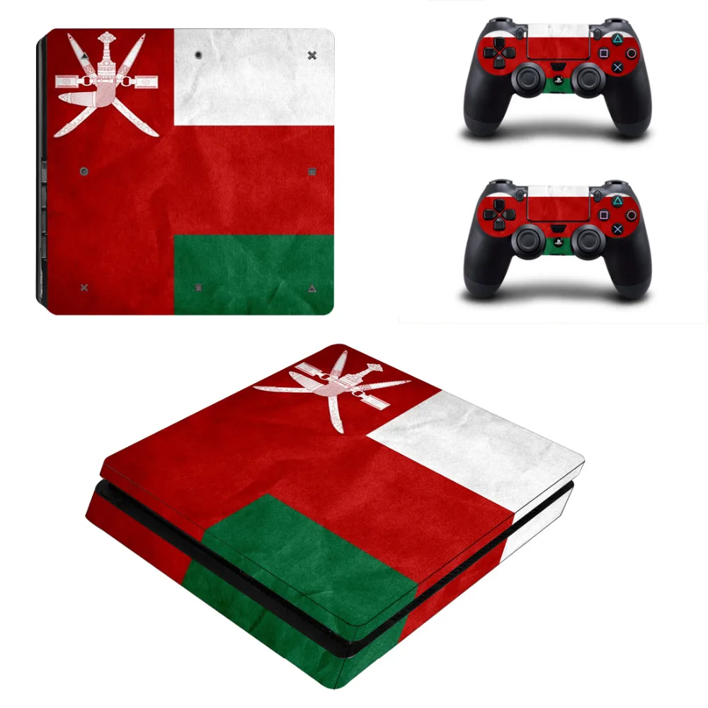 Наклейка из тонкой кожи с национальным флагом Омана PS4 наклейка предназначена