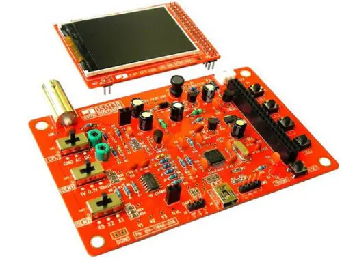 Ручной цифровой осциллограф DSO138 ЖК TFT DIY части SMD припаянный набор электронного
