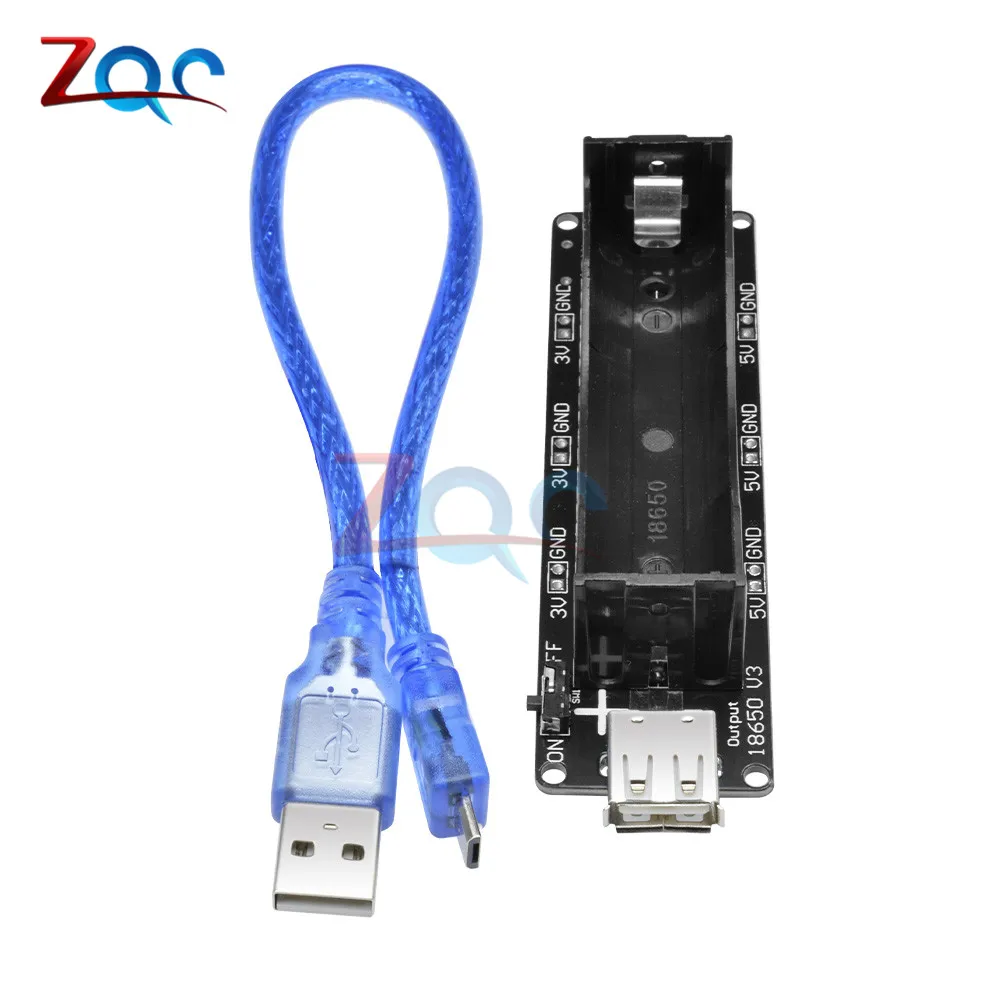 ESP32 ESP32S WeMos 18650 плата защиты от заряда батареи V3 Micro USB порт type-A USB 0.5A для Arduino Raspberry Pi Модуль зарядного устройства