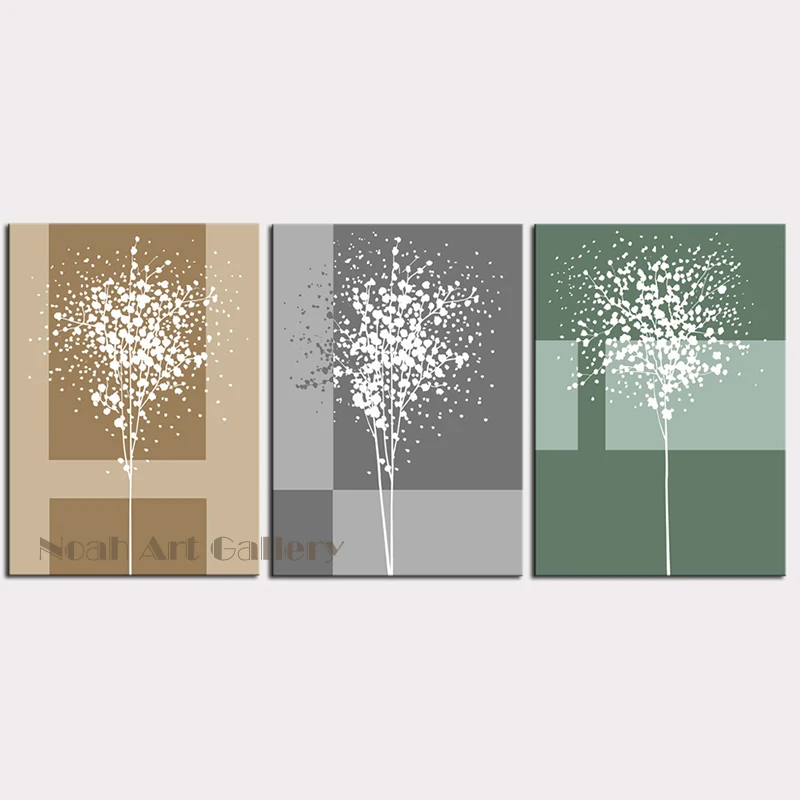 3 Панели/комплект Абстрактная Картина на холсте без рамки | Дом и сад