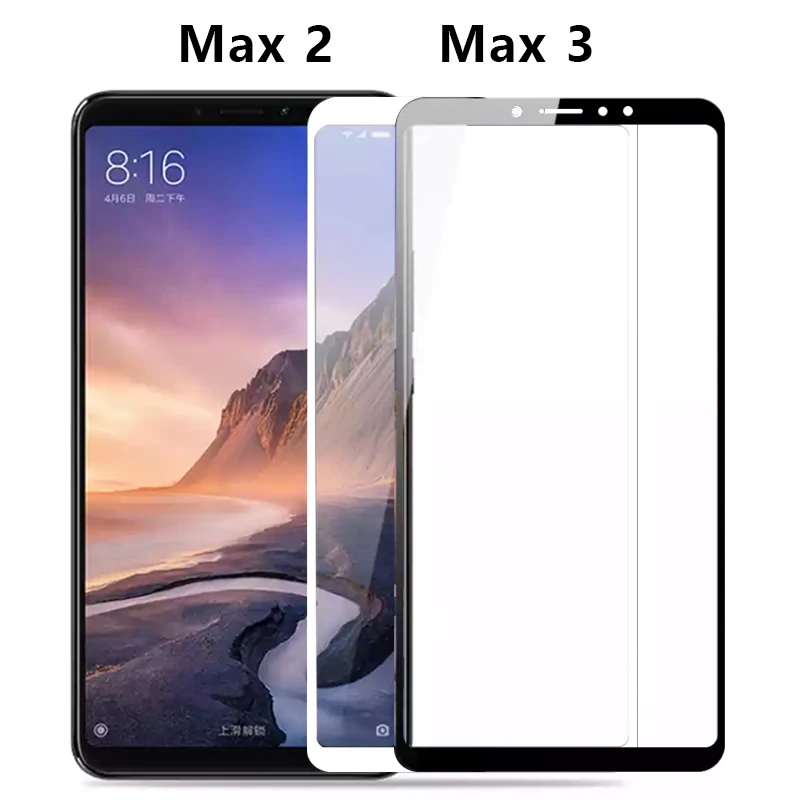 Чехол с полным покрытием для Xiaomi Mi Max 3 2 защита экрана из закаленного стекла Xiomi Xiami