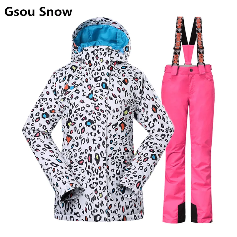 GSOU SNOW ГОРНОЛЫЖНЫЙ КОСТЮМ ЖЕНСКИЙ, костюм сноуборд женщины, куртка для сноуборда женская, горнолыжные сноуборд куртка женская,зимний костюм женский куртка штаны