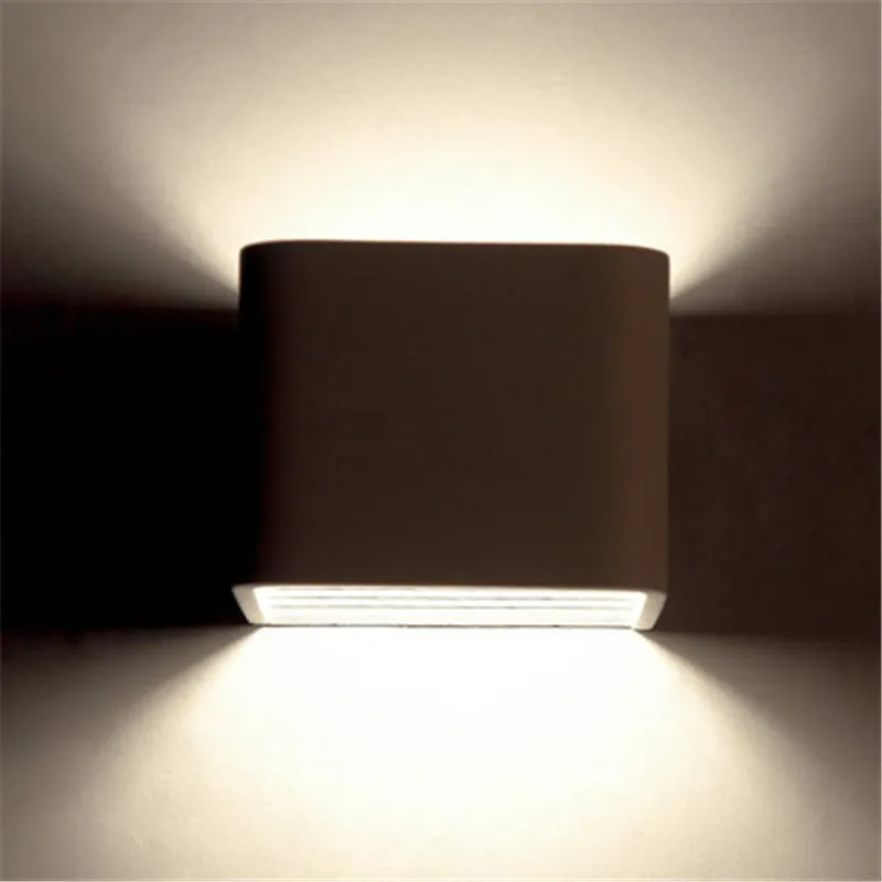 

Креативные квадратные современные светодиодный настенные светильники, прикроватная настенная лампа для спальни, домашний декор, белые жел...