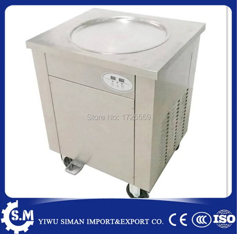 Бесплатная доставка машина для жареного мороженого 50 см одна сковорода с