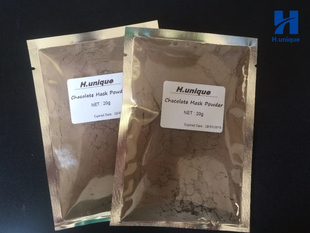 Омолаживающая маска для кожи и тела с эффектом шоколада 20 г 2 упаковки|mask powder|facial