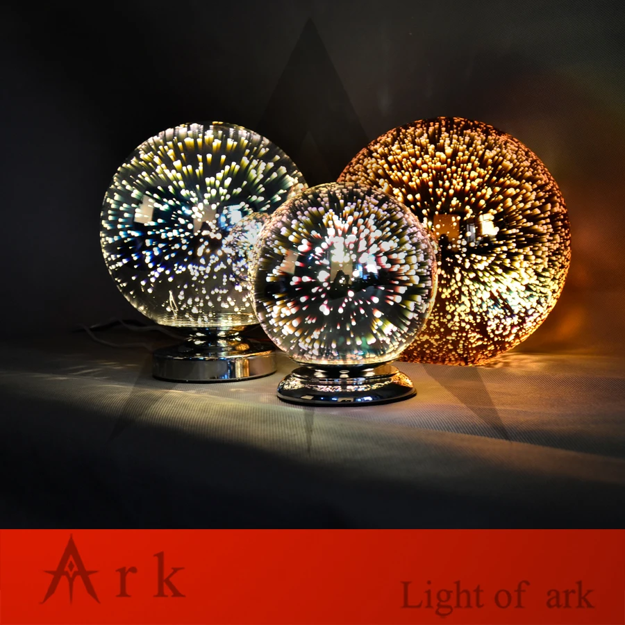 Светильник ARK новый дизайн диаметр 20 см хромированный затеняющий зеркальный