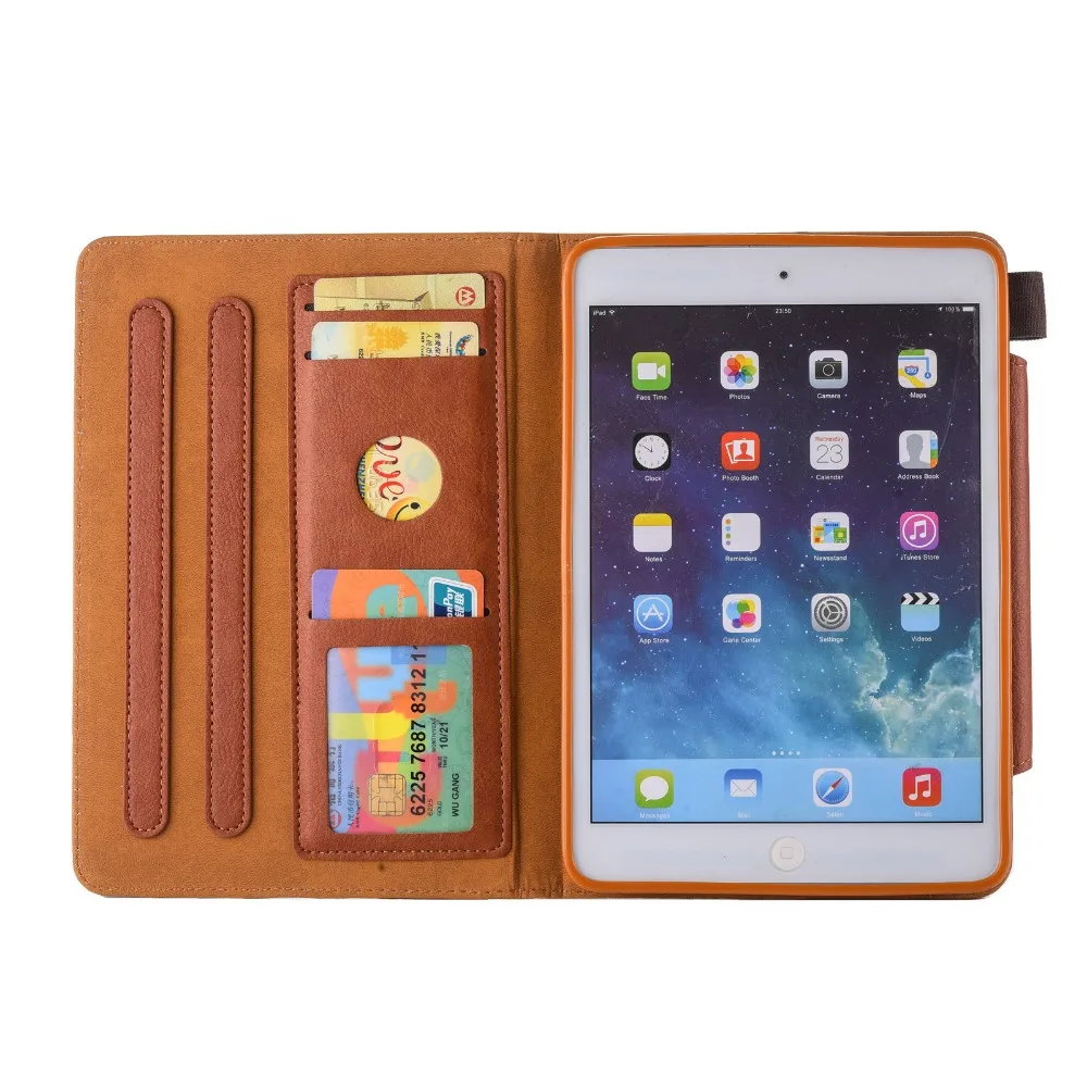 Откидной Чехол книжка с функцией автоматического сна Магнитный чехол для iPad Mini