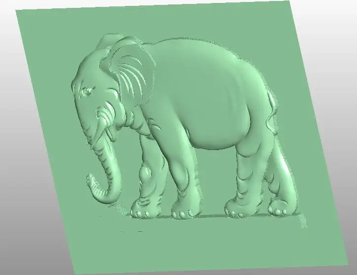 Слон 3D файл в формате STL рельеф для чпу маршрутизатора резьба artcam | Инструменты