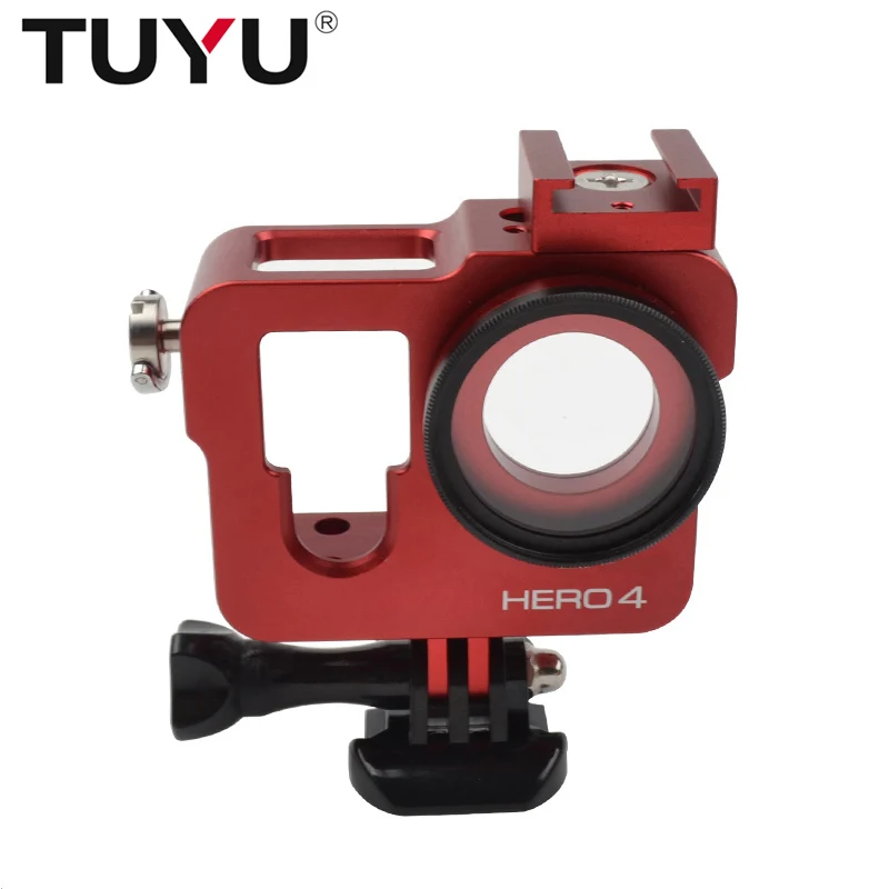 Go Pro Аксессуары Алюминиевый сплав защитная рамка ударопрочный металлический