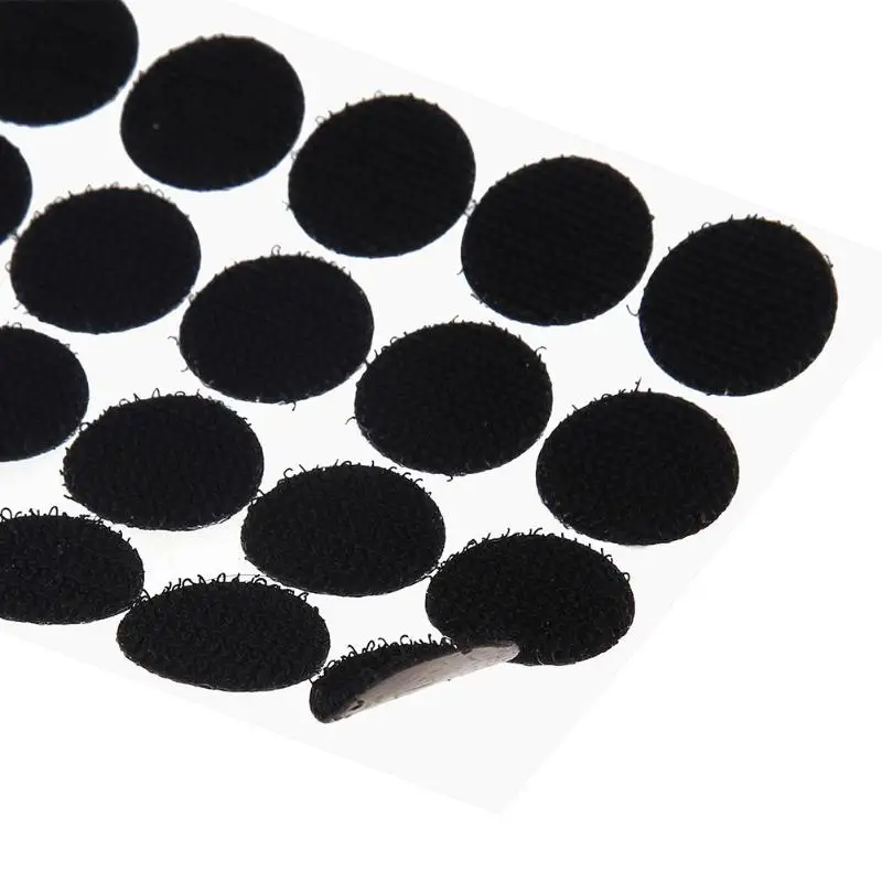 10mm 100 Pairs Dots Magic Sticker Hook And Loop Double-sided Strong Self Nylon Adhesive Tape Snap Button Sewing Tools