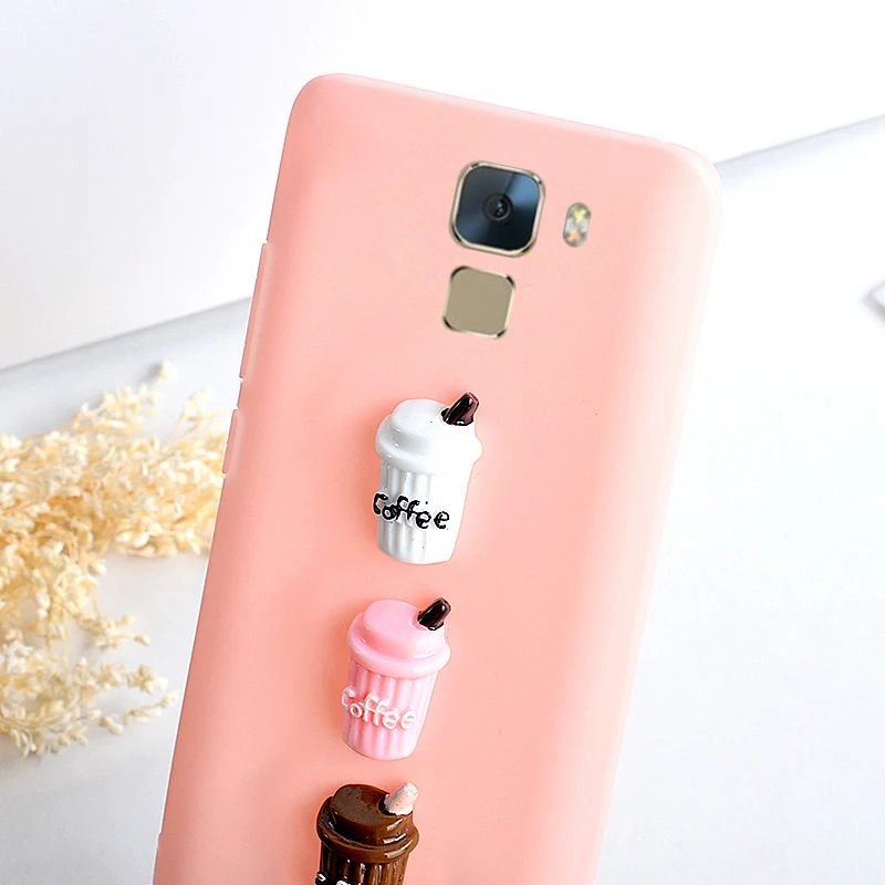 Для huawei Honor 7 чехол Cute 3D Кофе молоко конфеты мягкие ТПУ телефон чехлы для Play/ y5 2018/Y5