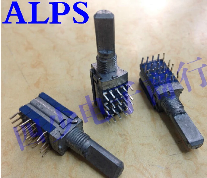 2 шт./лот ALPS Alps SRBM band switch поворотный переключатель 4 осевой длинный 20 мм|switch 4|switch