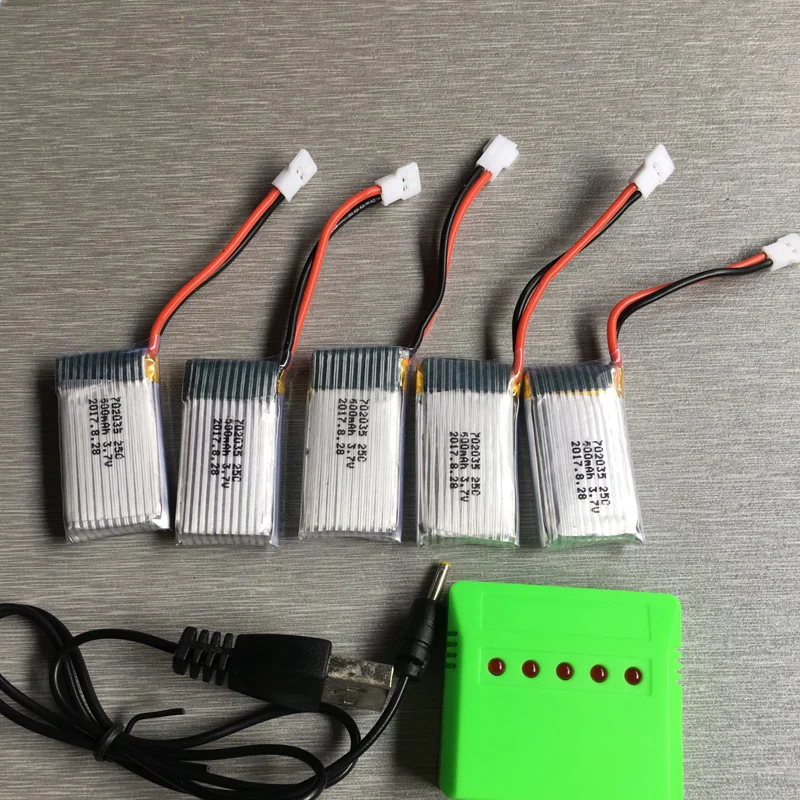Аккумулятор JXD385 для радиоуправляемых игрушек батарея Lipo 500 мАч 20C H107 H107L H107C H107D V252
