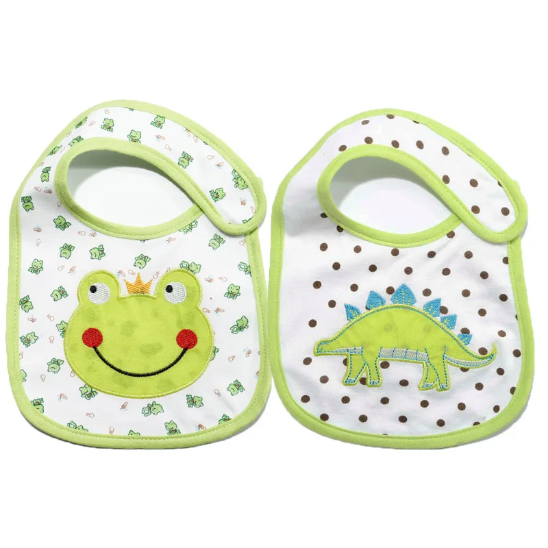 2 шт./лот; Детские Рождественские водонепроницаемые Слюнявчики для новорожденных; хлопковые Слюнявчики с героями мультфильмов для мальчиков и девочек; милые детские слюнявчики