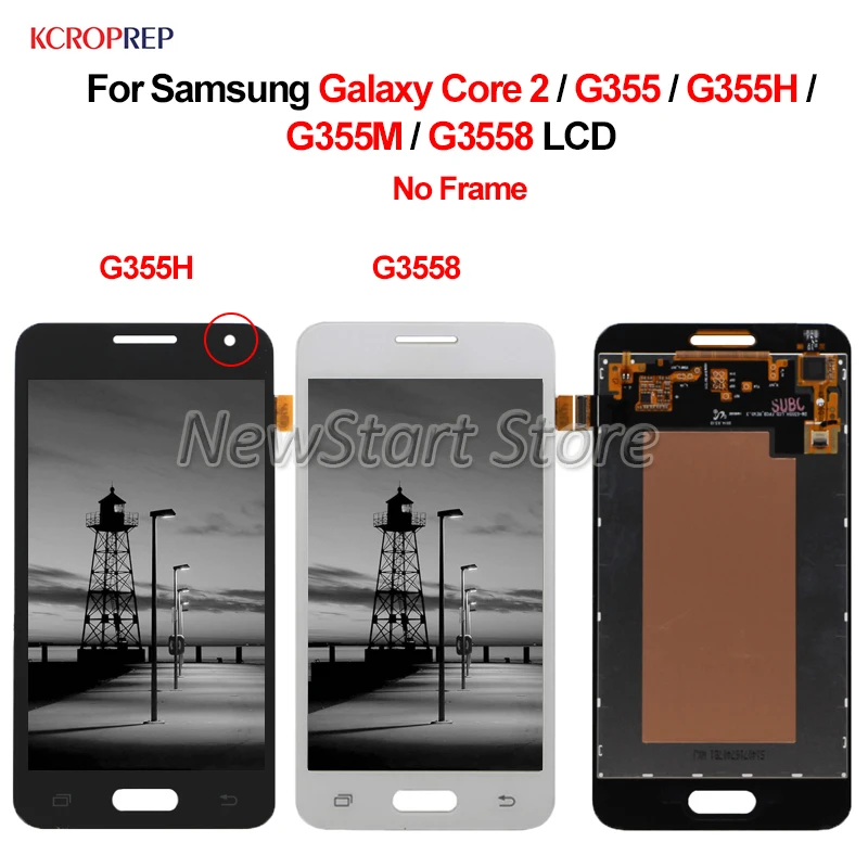 Для Samsung Galaxy Core 2 ЖК дисплей кодирующий преобразователь сенсорного экрана в сборе