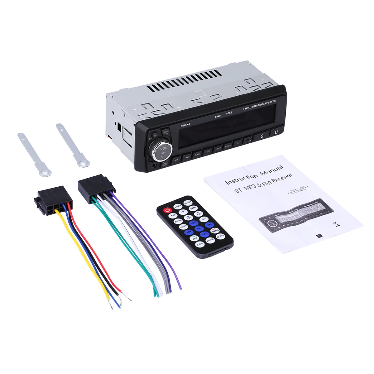 Автомагнитола Excelvan 1 Din 4 дюйма mp3 плеер Bluetooth громкая связь USB AUX TF карта FM 12 В ЖК
