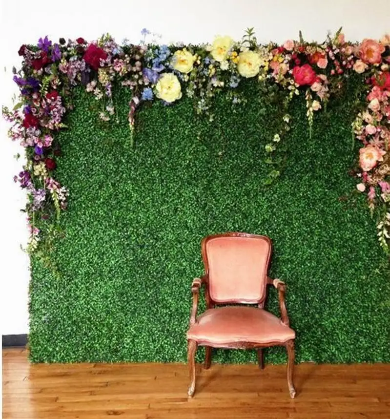 

Exellent Wedding green grass wall ation home market hotel shop decorative plant wall wedding grass flower wall