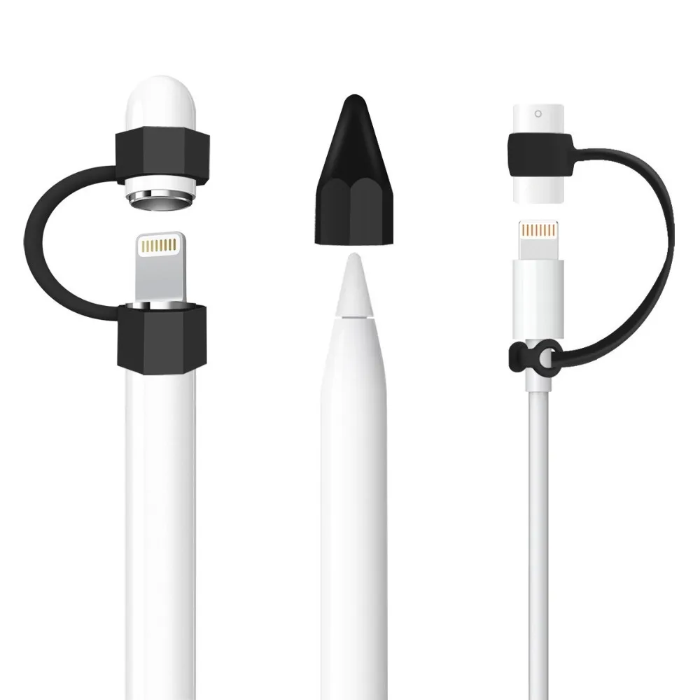 Чехол для планшета карандаша и стилуса мягкий силиконовый чехол Apple iPad Pro Pencil 9 7