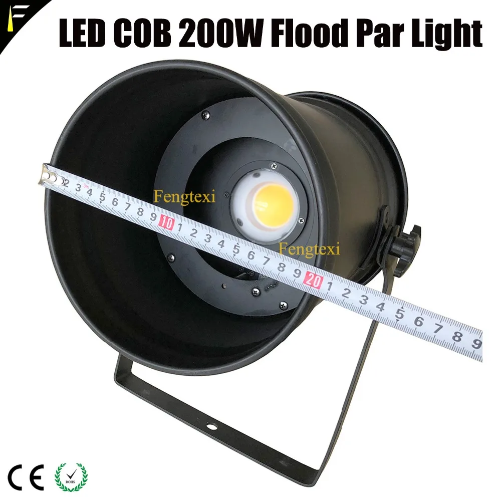 2 шт. точесветильник светильник COB LED 200w Zoom 15 ~ 50 градусов студийсветодиодный Par с