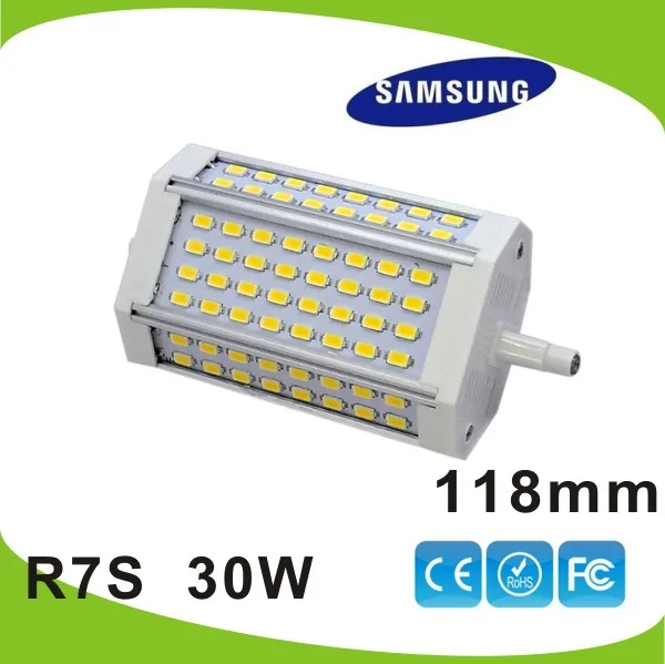 Бесплатная доставка Dhl 10 шт./лот светодиодная лампа R7S 118 мм 25 Вт 250 лм J118 замена