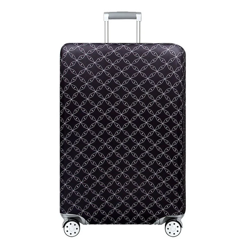 J Luggage cover Сгущенная крышка багажника багажника для 18-32 дюймов тележка суперобложка идеально упругие аксессуары для путешествий - Цвет: J Luggage cover