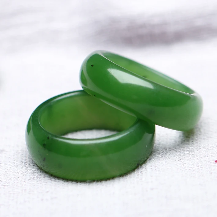 Кольцо Hetian jade Jasper зеленое кольцо для мужчин и женщин пары отзыв из нефрита