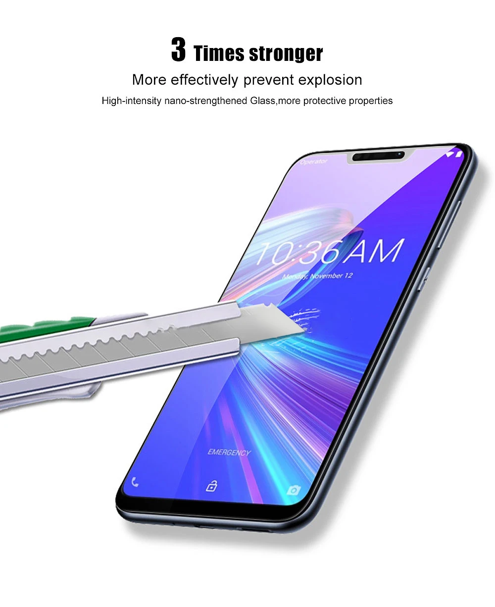Закаленное стекло для Asus Zenfone Max Pro M2 ZB631KL защита экрана полное покрытие защита экрана стекло для ASUS ZB633KL ZB631KL