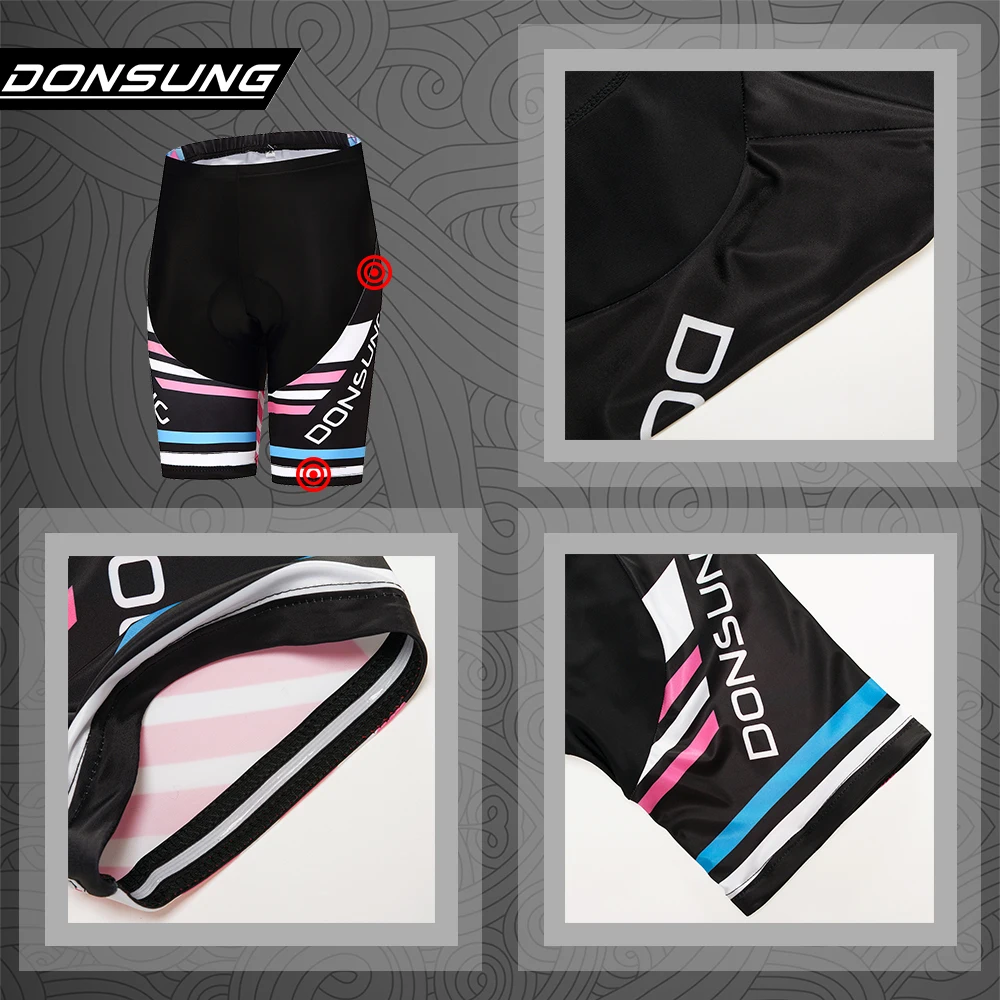 Велосипед Велосипедная форма Для женщин Велоспорт Джерси с 3D шорты 2018 Vélo