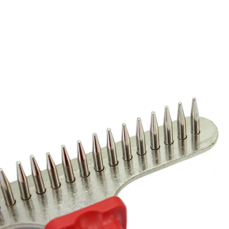 

Pet Dog Cat Shedding Grooming Hair Fur Rake Design Anti-static Brush Comb Tool