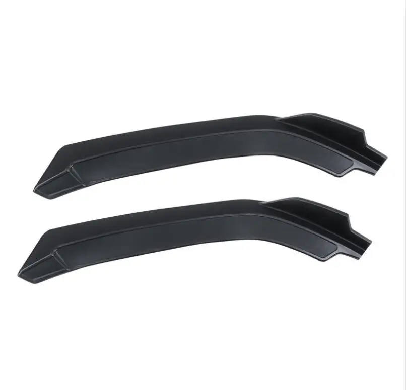 Диффузор губ для переднего бампера автомобиля матовый черный АБС пластик