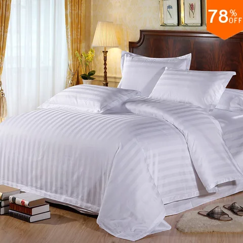 Белое одеяло, постельное белье, одеяло, постельное белье, Королевский размер, лучшее качество, полоски, чистый хлопок, пододеяльники для отеля, покрывало, чехол