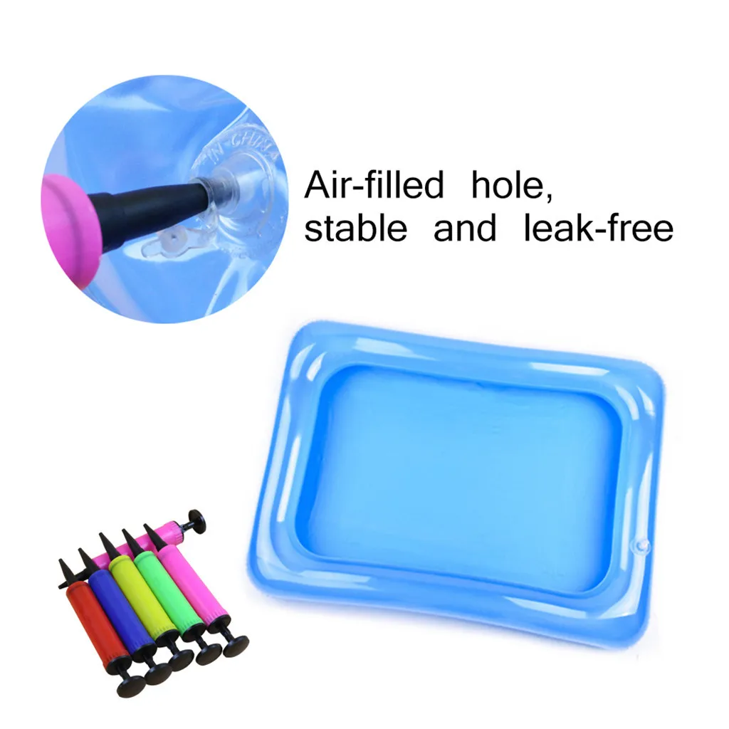 Легкая для хранения надувная Песочная Подушка экологически чистый пвх материал