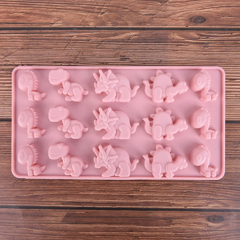 Формы в виде динозавра для шоколада инструменты украшения тортов 3D Конфеты