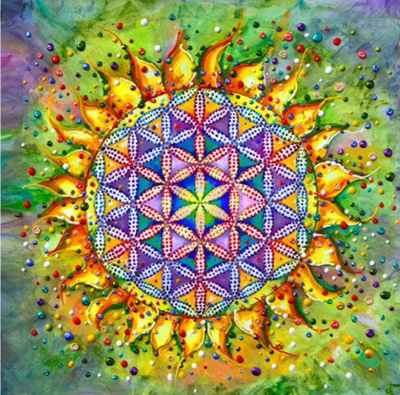 Diy алмазная живопись Алмазная Мандала 5D наборы для вышивки рукоделие ручной