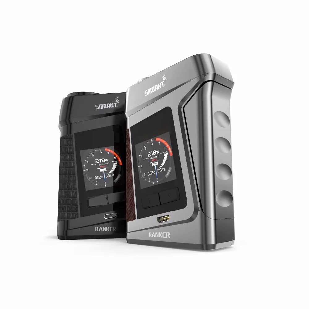 Оригинальный smoant Ranker 218 Вт TC коробка мод питание от Двойной 18650 батареи без для Vape