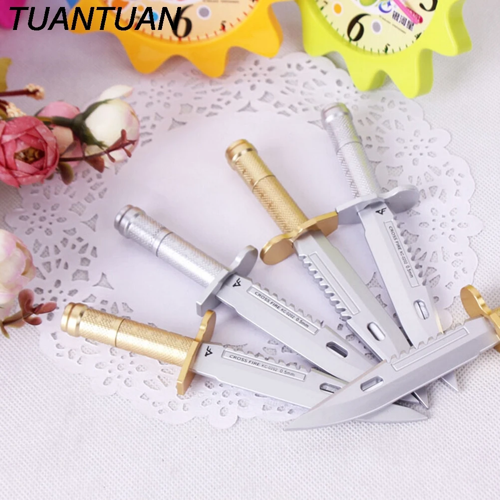 1 шт. уникальный и роман моделирования Ножи шариковая ручка школьные