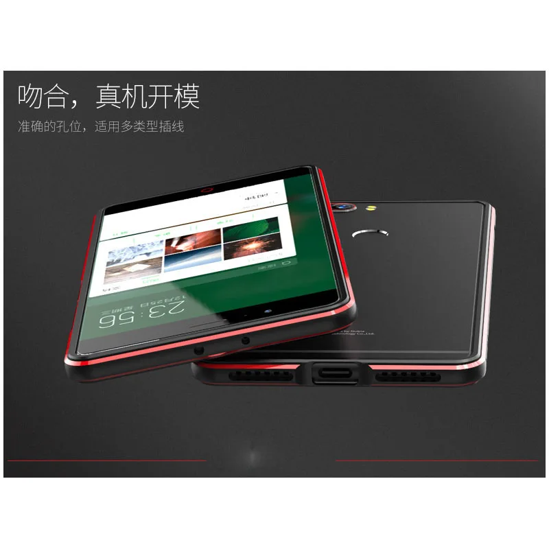 Оригинальный Роскошный бампер для zte nubia z17S NX595J ультратонкая алюминиевая