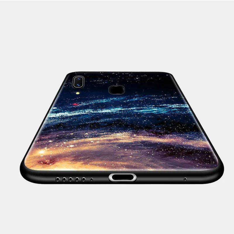Роскошный чехол из закаленного стекла, задняя крышка для Vivo X21, экран, отпечаток пальца, TPC, мягкий чехол, закаленное стекло для Vivo X21 UD, чехол s, оболочка