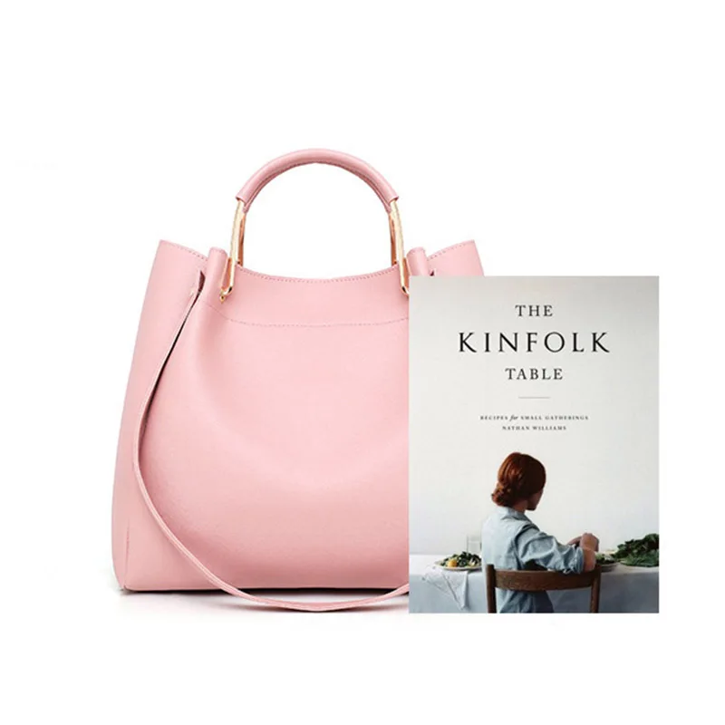 4 шт. Набор сумок женские кожаные сумки на плечо Повседневная Большая Сумка-тоут с