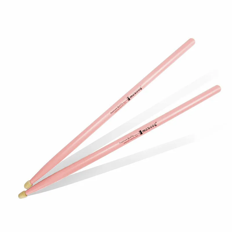 Pink 5A 1 пара 5A 7A легкие противоскользящие профессиональные барабанные палочки ударные инструменты аксессуары - Цвет: Pink 5A