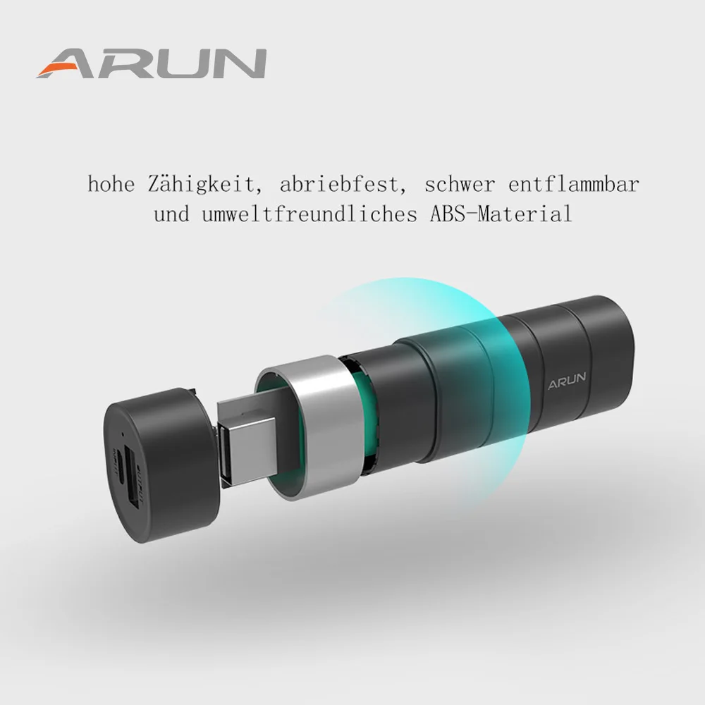 Arun 2500 мАч ultradunnes tragbares externes qualitats ladegerät меха intelligente telefone universalmacht банк супер Dunnes