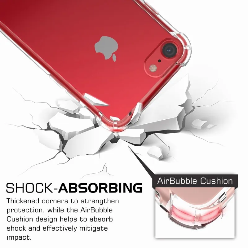 Чехол для iPhone7 Portefeuille ТПУ акриловые тонкий Защитный чехол задняя крышка Apple iPhone 7