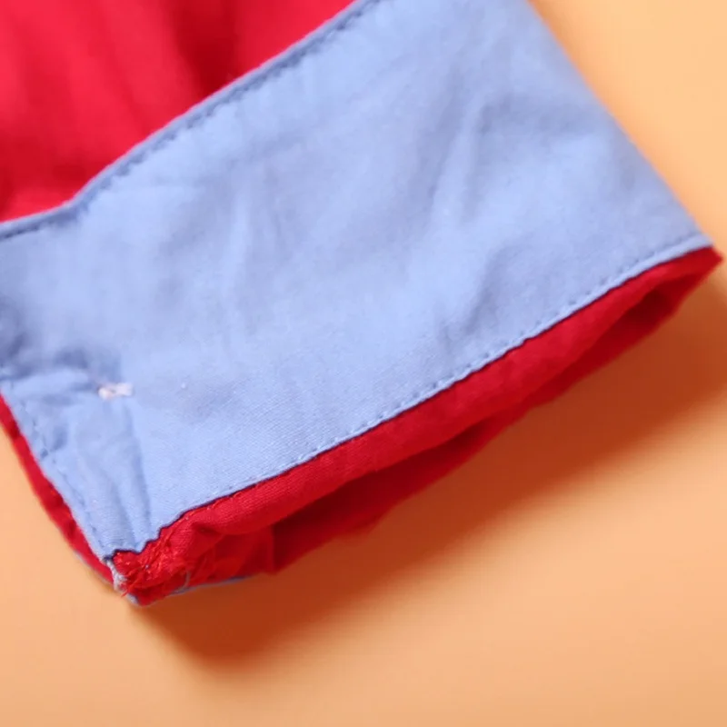 Комплект детской одежды из 2 предметов для мальчиков красная рубашка джинсовые